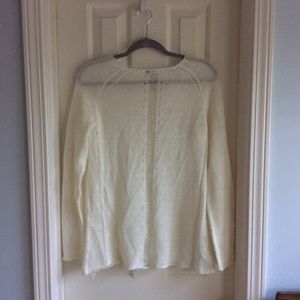 White Shear Sweater